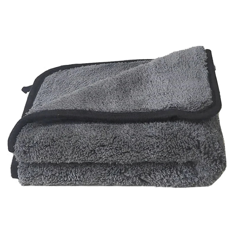 3 Pack of 1200GSM Coral Fleece Microfibre Car Wash, Detailing Towels Perfect On Paintwork, Glass, Mirrors, Wheels